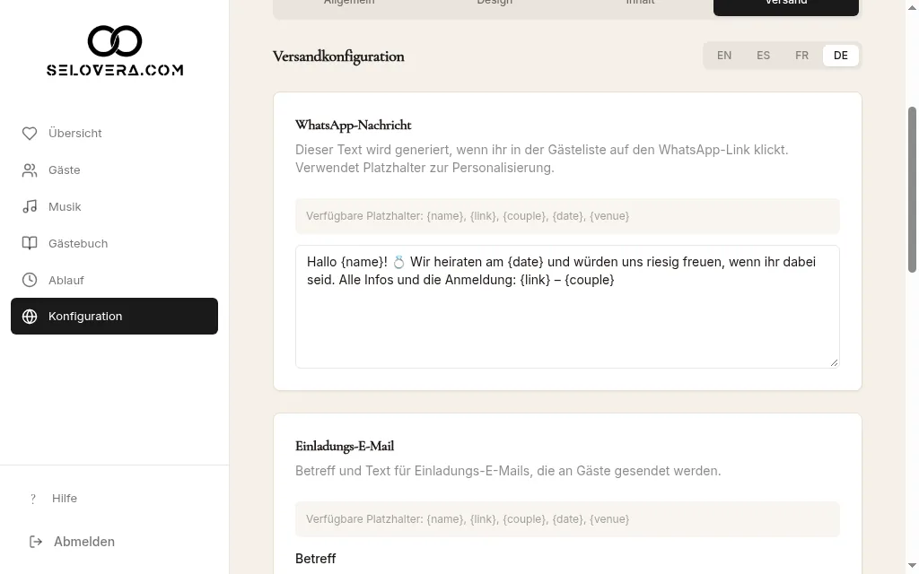 Reiter Versand, WhatsApp-Nachricht